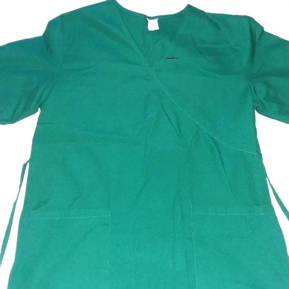 Green Scrub Top - Picture 1 of 3